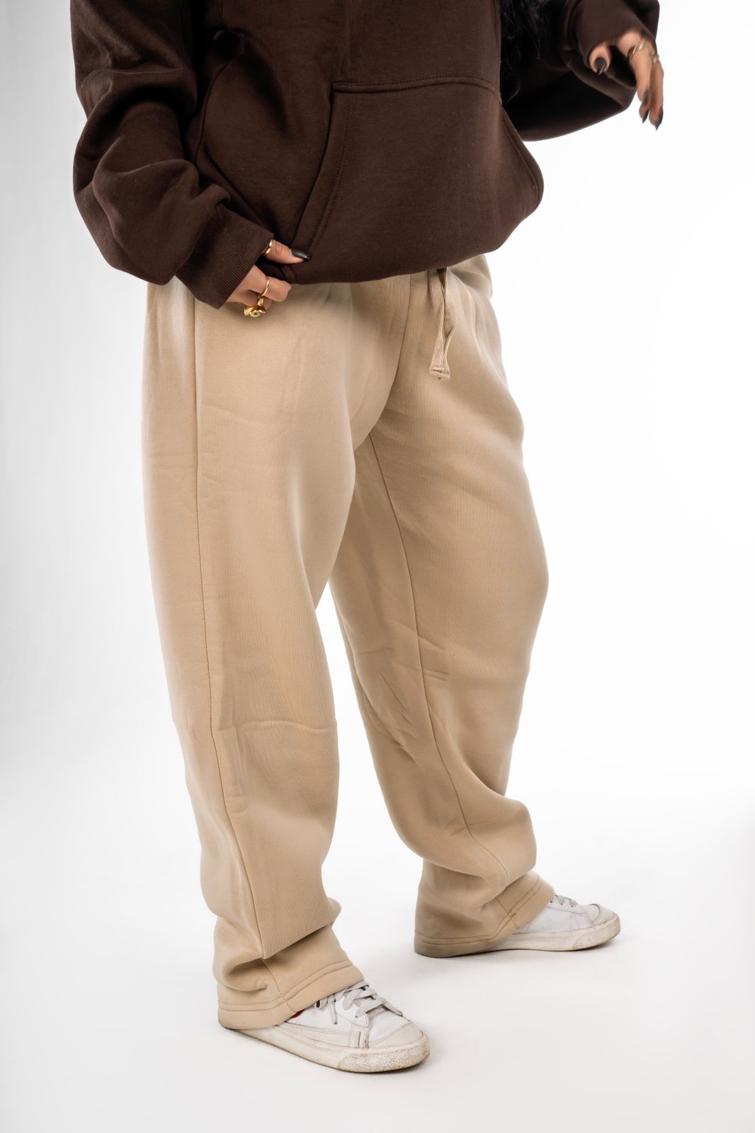 Eira puff print Beige Sweatpants