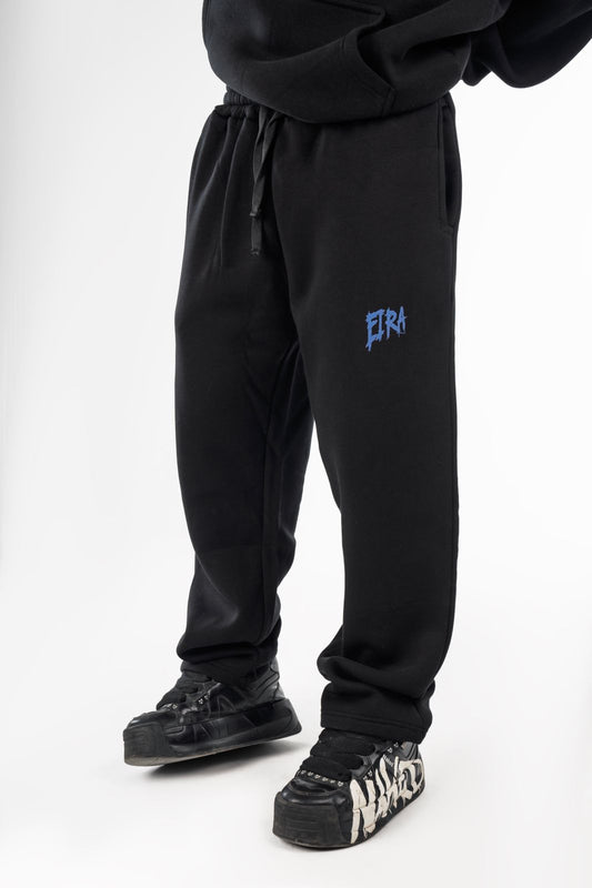 Black Eira puff print SweatPants